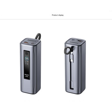 ECS-X022 145W 30,000mAh Power Bank with TFT Display & Retractable Cable