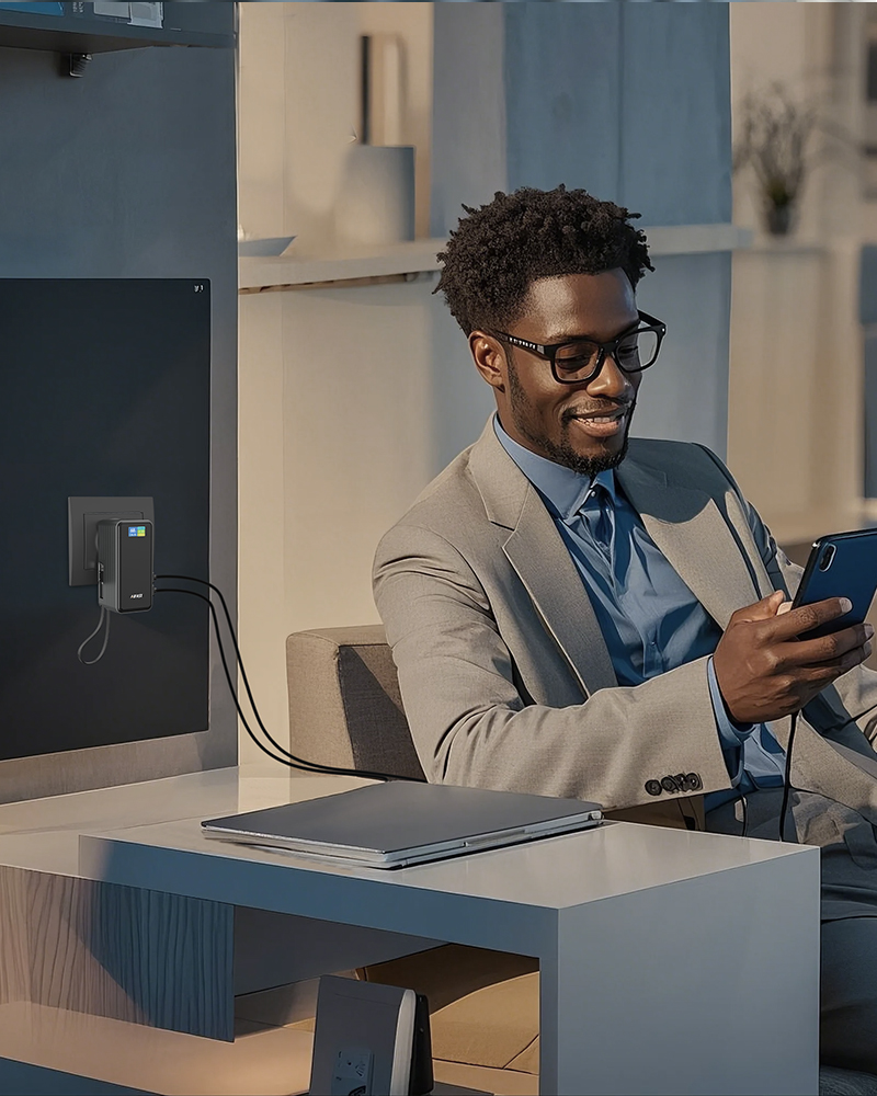 9-strong powerbank makes you charging whereever