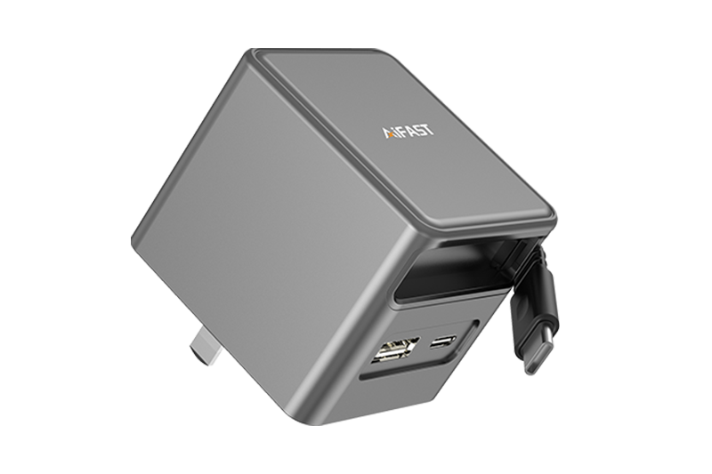 ESC-C016 65CM 65W HIGH Speed Retractable Cable GaN Charger